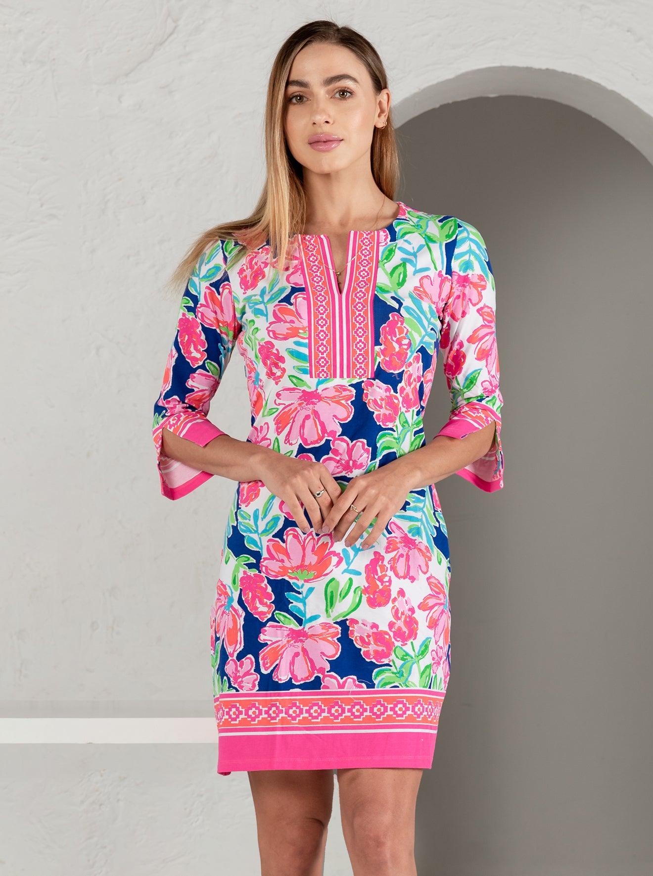 onit オニット　COTTON BACK DESIGN L/S DRESS Olivaceous Natalie Dress – Franklin Sunset