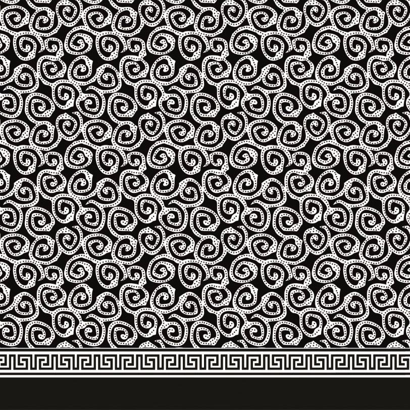 Dotted Swirl Print