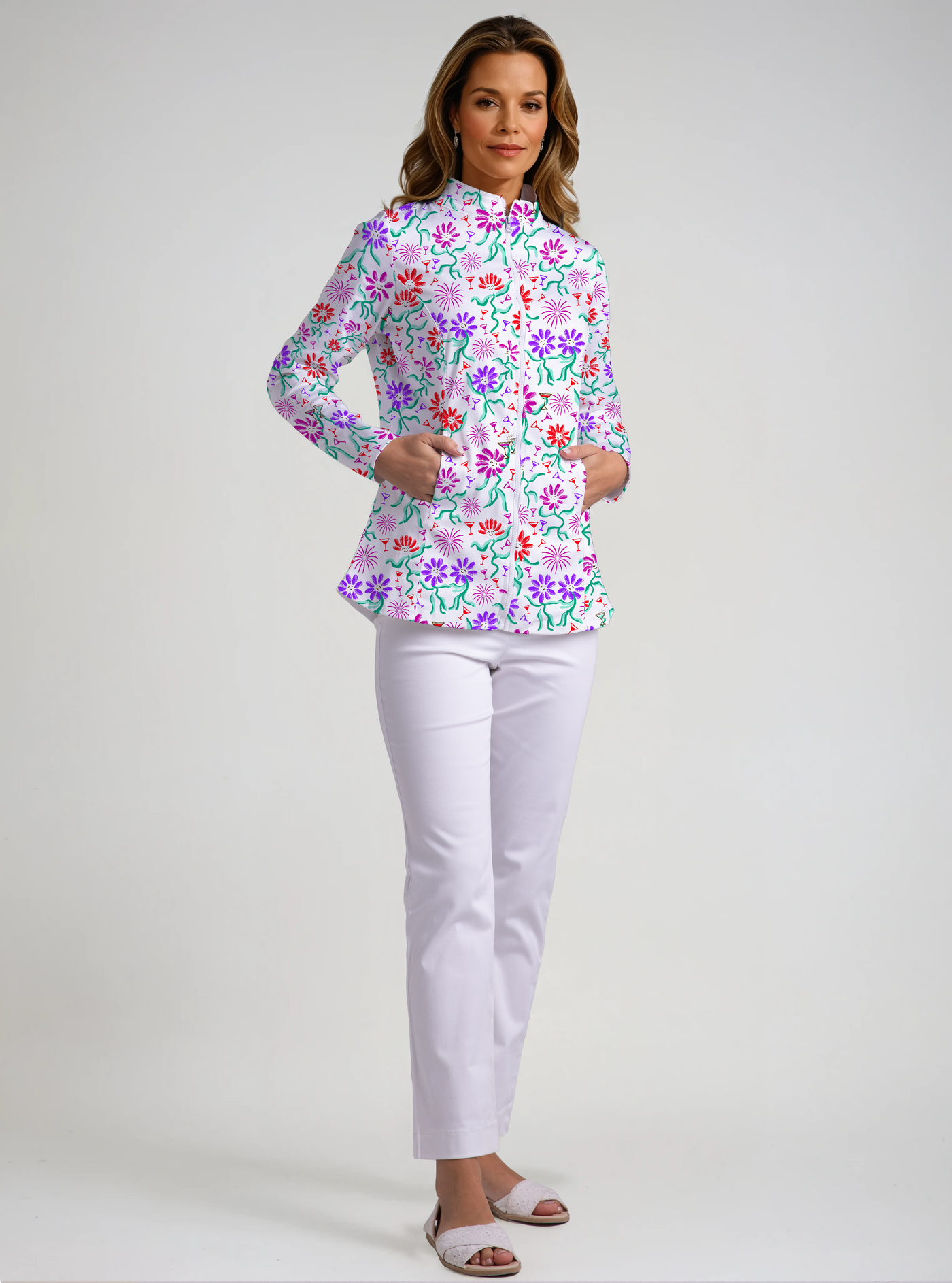 Women's knitted Reversible Jacket