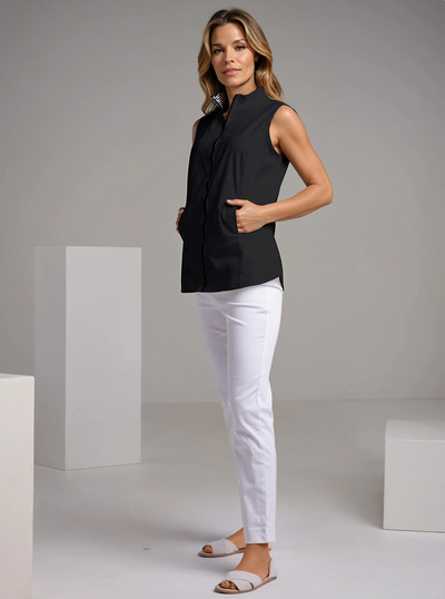 Women's knitted Reversible Vest
