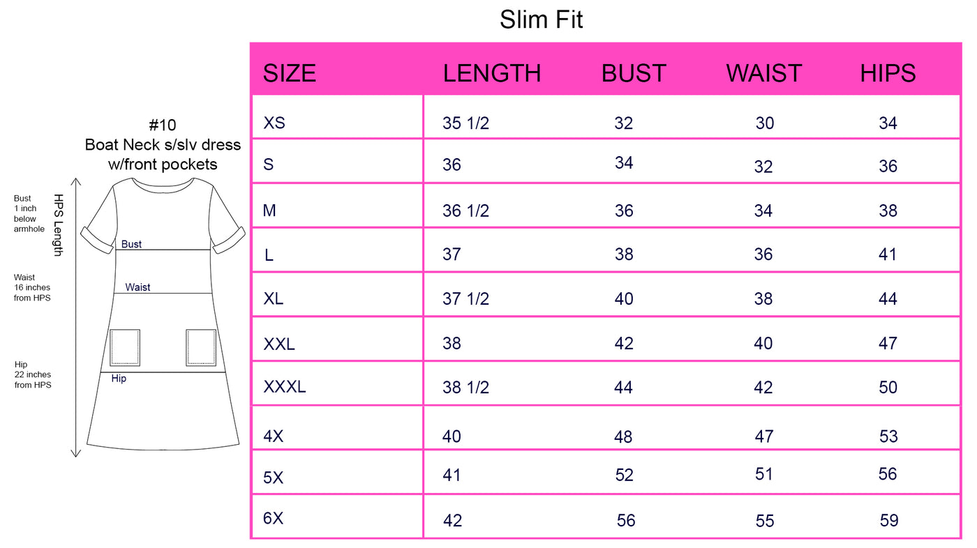 Deep Sea Print Cotton Knit Short Sleeve Front Piping Pocket Dress