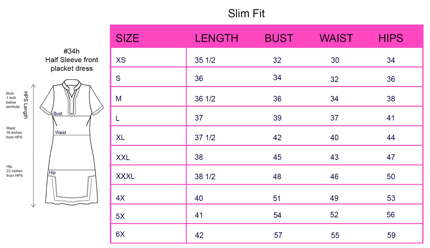 Messina Print Cotton Knit Short Sleeve V-Neck Placket Dress