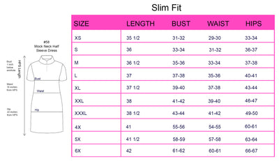 Brickel Print Cotton Knit Half Sleeve Zip Mock Dress