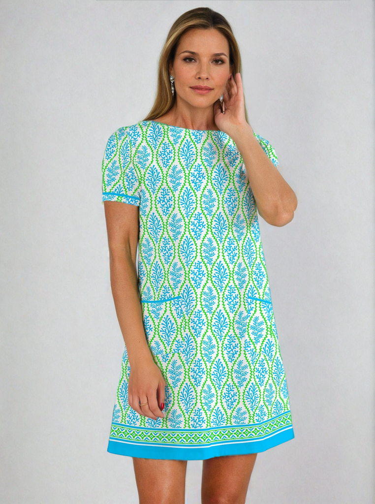 Short Sleeve Front Pocket Dress – Rezobay