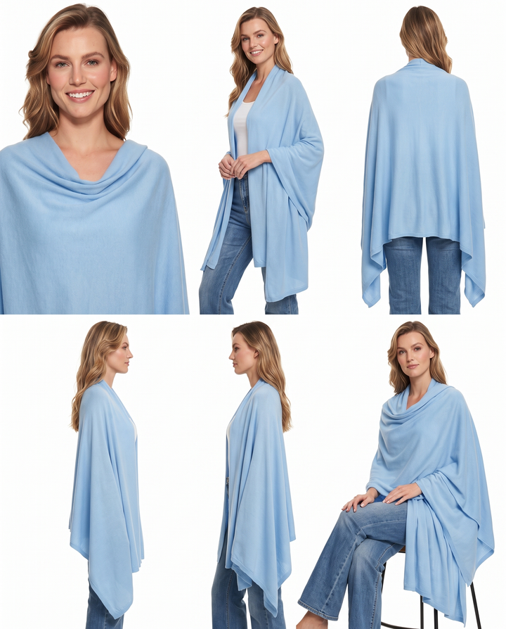 Lomon Elegent Wool Blend Pashmina Wraps