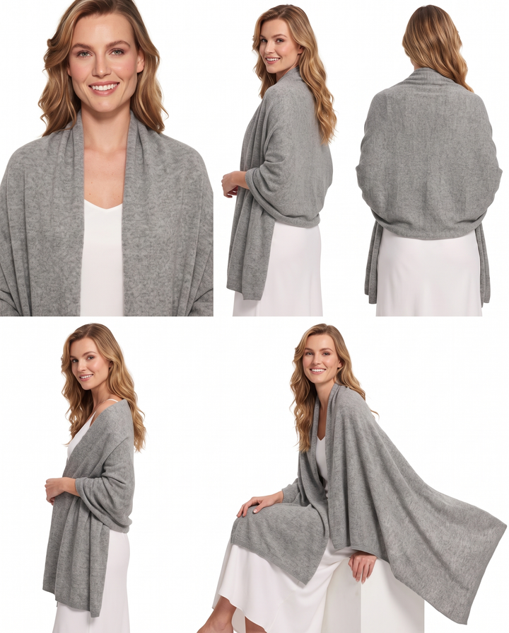 Lomon Elegent Wool Blend Pashmina Wraps