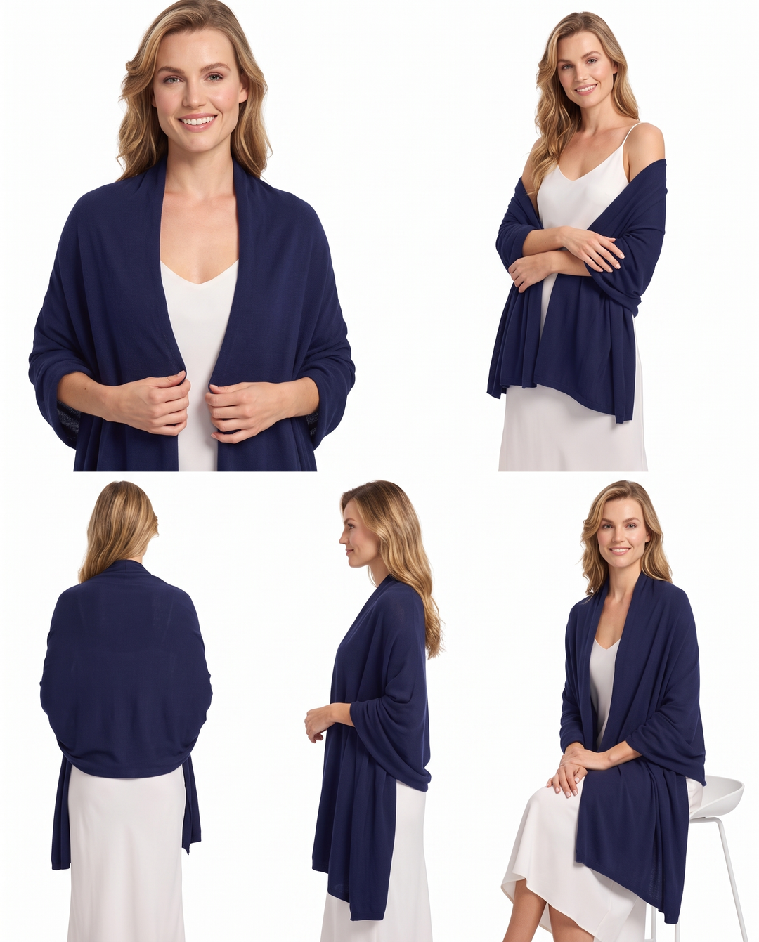 Lomon Elegent Wool Blend Pashmina Wraps