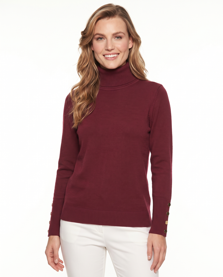 Zeagoo Womens Turtleneck Sweater Long Sleeve Pullover